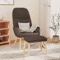 vidaXL Relaxsessel mit Hocker Taupe Stoff vidaXL Relaxsessel mit Hocker Taupe Stoff