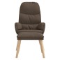 vidaXL Relaxsessel mit Hocker Taupe Stoff vidaXL Relaxsessel mit Hocker Taupe Stoff