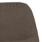 vidaXL Relaxsessel mit Hocker Taupe Stoff vidaXL Relaxsessel mit Hocker Taupe Stoff