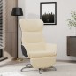 vidaXL Relaxsessel mit Fußstütze Creme Stoff vidaXL Relaxsessel mit Fußstütze Creme Stoff