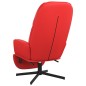 vidaXL Relaxsessel mit Fußstütze Rot Kunstleder vidaXL Relaxsessel mit Fußstütze Rot Kunstleder
