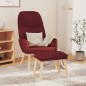 vidaXL Relaxsessel mit Hocker Weinrot Stoff vidaXL Relaxsessel mit Hocker Weinrot Stoff