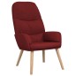 vidaXL Relaxsessel mit Hocker Weinrot Stoff vidaXL Relaxsessel mit Hocker Weinrot Stoff