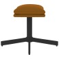 vidaXL Relaxsessel mit Hocker Braun Samt vidaXL Relaxsessel mit Hocker Braun Samt