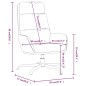 vidaXL Relaxsessel mit Hocker Grau Kunstleder vidaXL Relaxsessel mit Hocker Grau Kunstleder