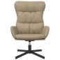 vidaXL Relaxsessel mit Hocker Cappuccino-Braun Kunstleder vidaXL Relaxsessel mit Hocker Cappuccino-Braun Kunstleder