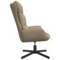 vidaXL Relaxsessel mit Hocker Cappuccino-Braun Kunstleder vidaXL Relaxsessel mit Hocker Cappuccino-Braun Kunstleder