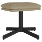 vidaXL Relaxsessel mit Hocker Cappuccino-Braun Kunstleder vidaXL Relaxsessel mit Hocker Cappuccino-Braun Kunstleder