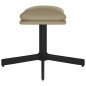 vidaXL Relaxsessel mit Hocker Cappuccino-Braun Kunstleder vidaXL Relaxsessel mit Hocker Cappuccino-Braun Kunstleder