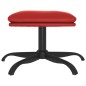 vidaXL Relaxsessel mit Hocker Weinrot Kunstleder vidaXL Relaxsessel mit Hocker Weinrot Kunstleder