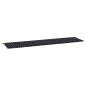 Gartenbank-Auflage Schwarz Karomuster 200x50x3 cm Stoff Gartenbank-Auflage Schwarz Karomuster 200x50x3 cm Stoff