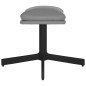 vidaXL Relaxsessel mit Hocker Anthrazitgrau Kunstleder vidaXL Relaxsessel mit Hocker Anthrazitgrau Kunstleder