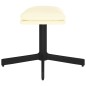 vidaXL Relaxsessel mit Hocker Creme Kunstleder vidaXL Relaxsessel mit Hocker Creme Kunstleder