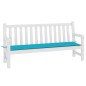 vidaXL Gartenbank-Auflage Türkis 200x50x3 cm Stoff vidaXL Gartenbank-Auflage Türkis 200x50x3 cm Stoff