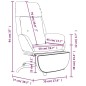 vidaXL Relaxsessel mit Fußstütze Glänzend Braun Kunstleder vidaXL Relaxsessel mit Fußstütze Glänzend Braun Kunstleder