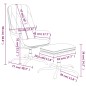 vidaXL Relaxsessel mit Hocker Glänzend Braun Kunstleder vidaXL Relaxsessel mit Hocker Glänzend Braun Kunstleder