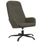 vidaXL Relaxsessel mit Hocker Dunkelgrau Samt vidaXL Relaxsessel mit Hocker Dunkelgrau Samt