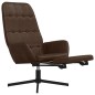 vidaXL Relaxsessel mit Fußstütze Glänzend Braun Kunstleder vidaXL Relaxsessel mit Fußstütze Glänzend Braun Kunstleder
