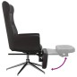 vidaXL Relaxsessel mit Fußstütze Glänzend Schwarz Kunstleder vidaXL Relaxsessel mit Fußstütze Glänzend Schwarz Kunstleder