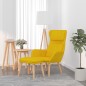vidaXL Relaxsessel mit Hocker Senfgelb Samt vidaXL Relaxsessel mit Hocker Senfgelb Samt