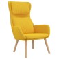 vidaXL Relaxsessel mit Hocker Senfgelb Samt vidaXL Relaxsessel mit Hocker Senfgelb Samt