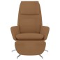 vidaXL Relaxsessel mit Fußstütze Taupe Mikrofasergewebe vidaXL Relaxsessel mit Fußstütze Taupe Mikrofasergewebe