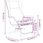 vidaXL Relaxsessel mit Fußstütze Glänzend Braun Kunstleder vidaXL Relaxsessel mit Fußstütze Glänzend Braun Kunstleder