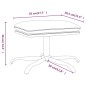 vidaXL Relaxsessel mit Hocker Glänzend Braun Kunstleder vidaXL Relaxsessel mit Hocker Glänzend Braun Kunstleder
