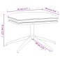 vidaXL Relaxsessel mit Hocker Glänzend Braun Kunstleder vidaXL Relaxsessel mit Hocker Glänzend Braun Kunstleder