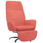 vidaXL Relaxsessel mit Fußstütze Rosa Samt vidaXL Relaxsessel mit Fußstütze Rosa Samt