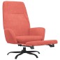 vidaXL Relaxsessel mit Fußstütze Rosa Samt vidaXL Relaxsessel mit Fußstütze Rosa Samt