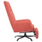 vidaXL Relaxsessel mit Fußstütze Rosa Samt vidaXL Relaxsessel mit Fußstütze Rosa Samt