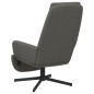 vidaXL Relaxsessel mit Fußstütze Dunkelgrau Samt vidaXL Relaxsessel mit Fußstütze Dunkelgrau Samt