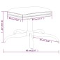vidaXL Relaxsessel mit Hocker Weinrot Samt vidaXL Relaxsessel mit Hocker Weinrot Samt