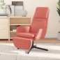 vidaXL Relaxsessel mit Fußstütze Rosa Samt vidaXL Relaxsessel mit Fußstütze Rosa Samt