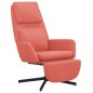 vidaXL Relaxsessel mit Fußstütze Rosa Samt vidaXL Relaxsessel mit Fußstütze Rosa Samt