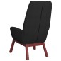 vidaXL Relaxsessel mit Hocker Schwarz Stoff vidaXL Relaxsessel mit Hocker Schwarz Stoff