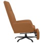 vidaXL Relaxsessel mit Fußstütze Taupe Mikrofasergewebe vidaXL Relaxsessel mit Fußstütze Taupe Mikrofasergewebe