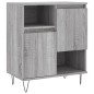 vidaXL Sideboards 3 Stk. Grau Sonoma Holzwerkstoff vidaXL Sideboards 3 Stk. Grau Sonoma Holzwerkstoff