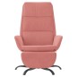vidaXL Relaxsessel mit Fußstütze Rosa Samt vidaXL Relaxsessel mit Fußstütze Rosa Samt