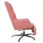 vidaXL Relaxsessel mit Fußstütze Rosa Samt vidaXL Relaxsessel mit Fußstütze Rosa Samt