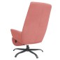 vidaXL Relaxsessel mit Fußstütze Rosa Samt vidaXL Relaxsessel mit Fußstütze Rosa Samt