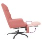 vidaXL Relaxsessel mit Fußstütze Rosa Samt vidaXL Relaxsessel mit Fußstütze Rosa Samt