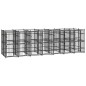 vidaXL Outdoor-Hundezwinger Stahl 12,9 m² vidaXL Outdoor-Hundezwinger Stahl 12,9 m²