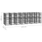 vidaXL Outdoor-Hundezwinger Stahl 12,9 m² vidaXL Outdoor-Hundezwinger Stahl 12,9 m²