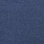 vidaXL Relaxsessel mit Hocker Blau Stoff vidaXL Relaxsessel mit Hocker Blau Stoff