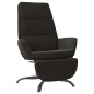 vidaXL Relaxsessel mit Fußstütze Schwarz Samt vidaXL Relaxsessel mit Fußstütze Schwarz Samt