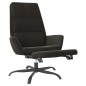 vidaXL Relaxsessel mit Fußstütze Schwarz Samt vidaXL Relaxsessel mit Fußstütze Schwarz Samt