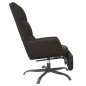 vidaXL Relaxsessel mit Fußstütze Schwarz Samt vidaXL Relaxsessel mit Fußstütze Schwarz Samt
