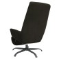 vidaXL Relaxsessel mit Fußstütze Schwarz Samt vidaXL Relaxsessel mit Fußstütze Schwarz Samt